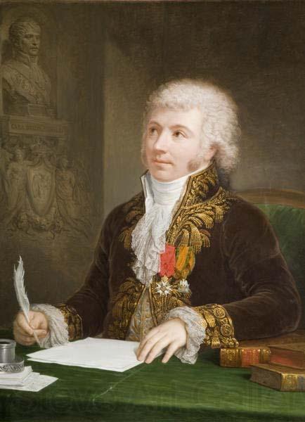 Andrea Appiani Portrait de Nicolas, comte Frochot, ou, Portrait de Pierre Etienne, comte Mejan Norge oil painting art